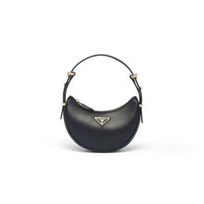 PRADA ARQUÉ LEATHER MINI SHOULDER BAG 1BC199 (18*16*5cm) 